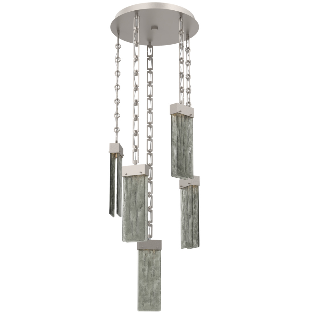 Parallel Round 5pc Multi-Pendant with Chain