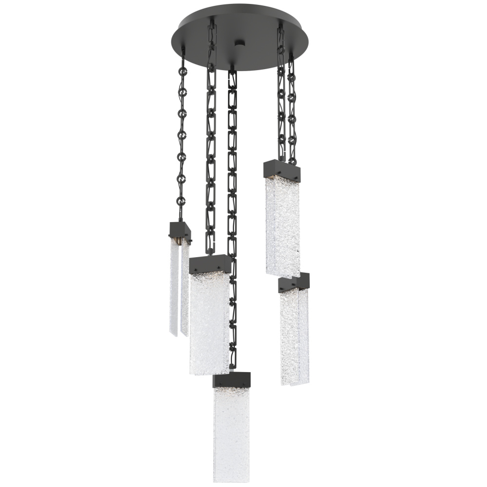 Parallel Round 5pc Multi-Pendant with Chain