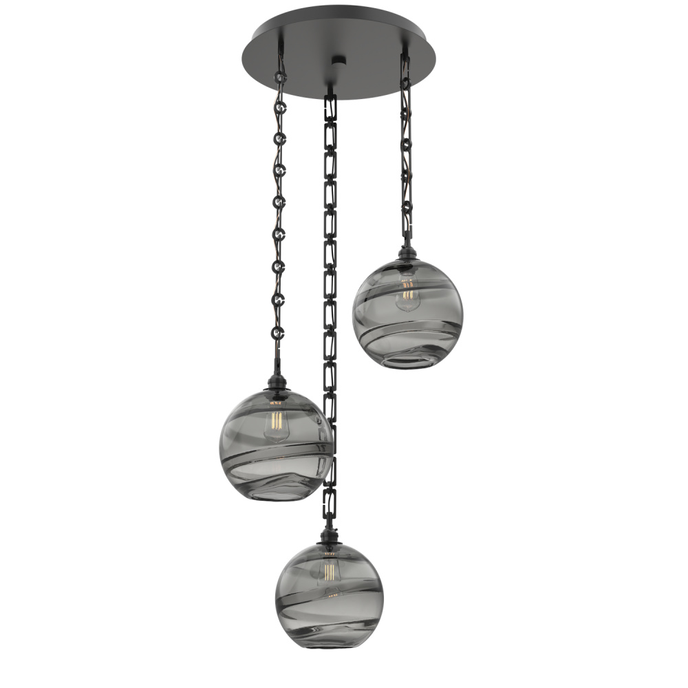 Terra Round 3pc Multi-Pendant Chain