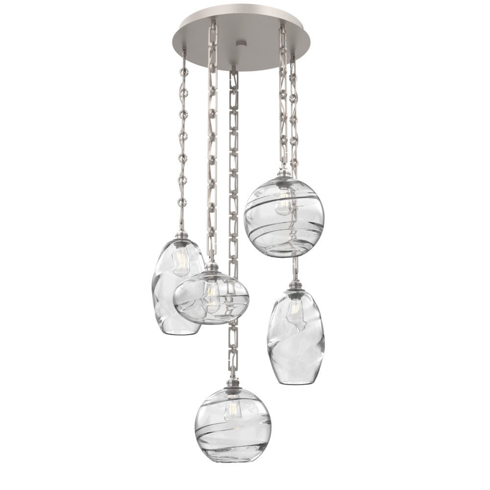 Misto Round 5pc Multi-Pendant with Chain