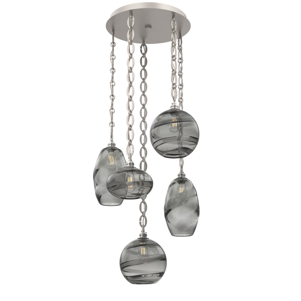 Misto Round 5pc Multi-Pendant with Chain