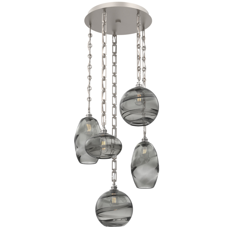 Misto Round 5pc Multi-Pendant with Chain