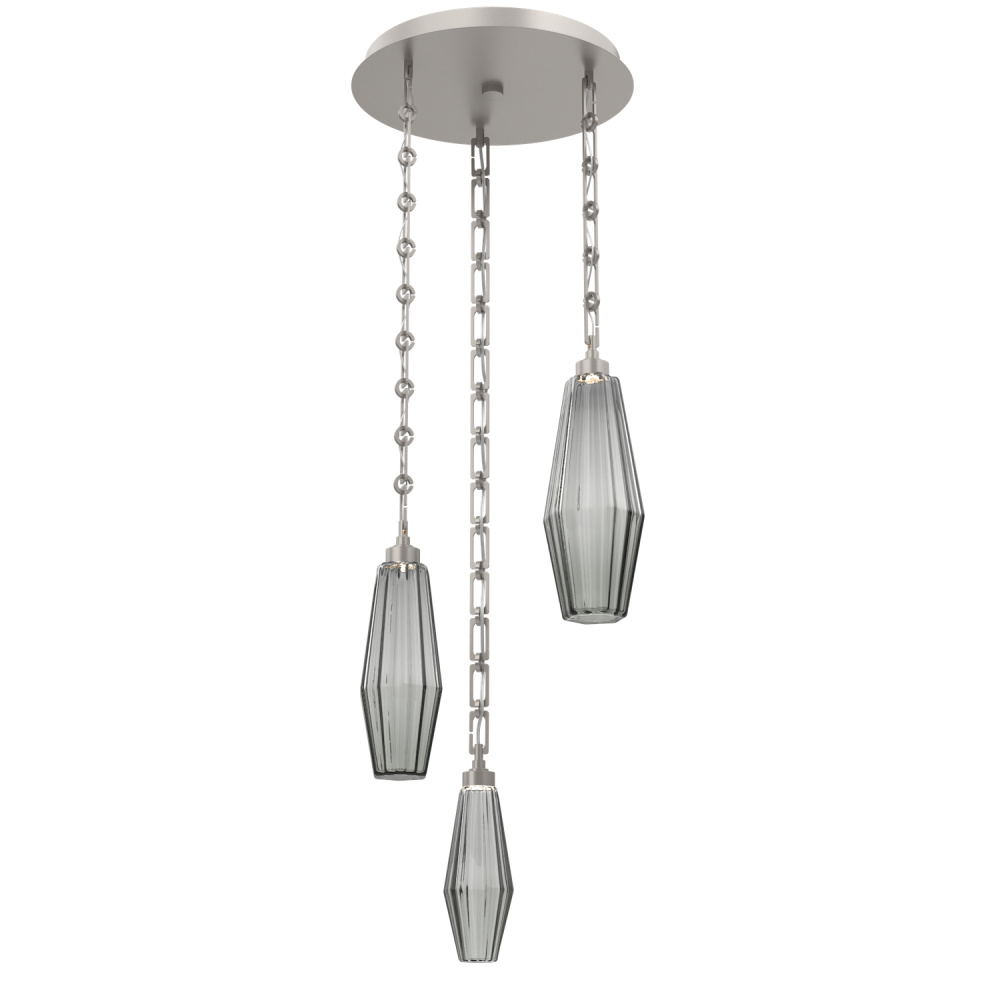 Aalto Round 3pc Multi-Pendant Chain