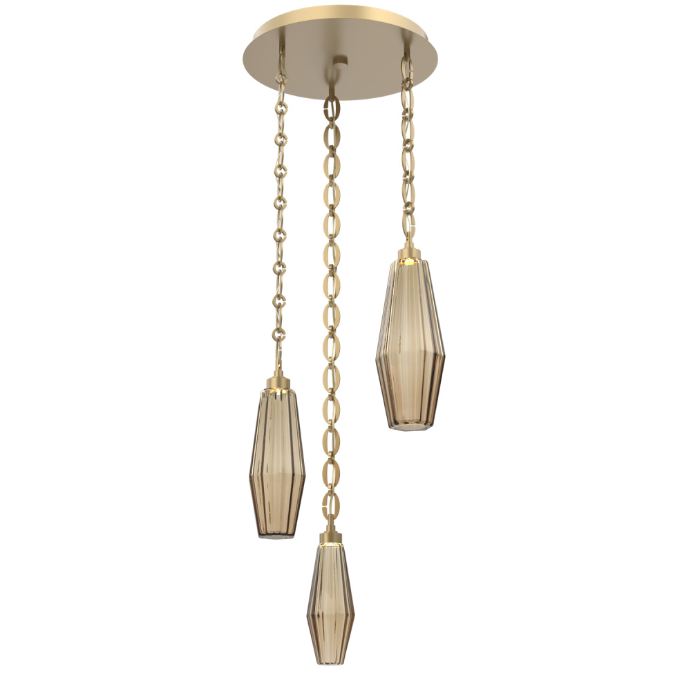 Aalto Round 3pc Multi-Pendant Chain