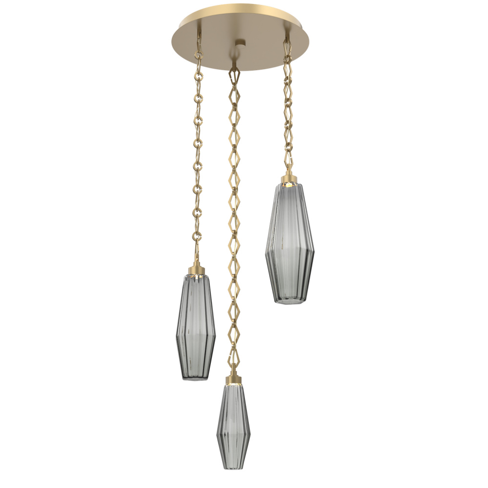 Aalto Round 3pc Multi-Pendant Chain