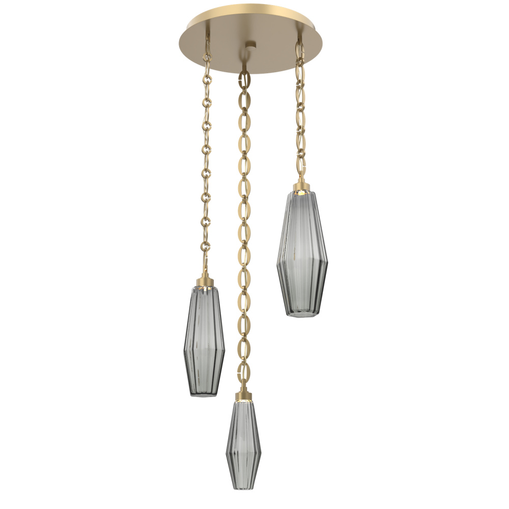 Aalto Round 3pc Multi-Pendant Chain