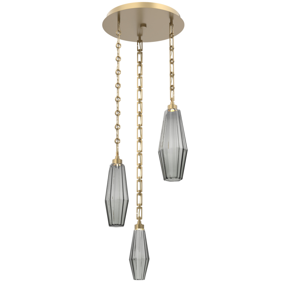Aalto Round 3pc Multi-Pendant Chain