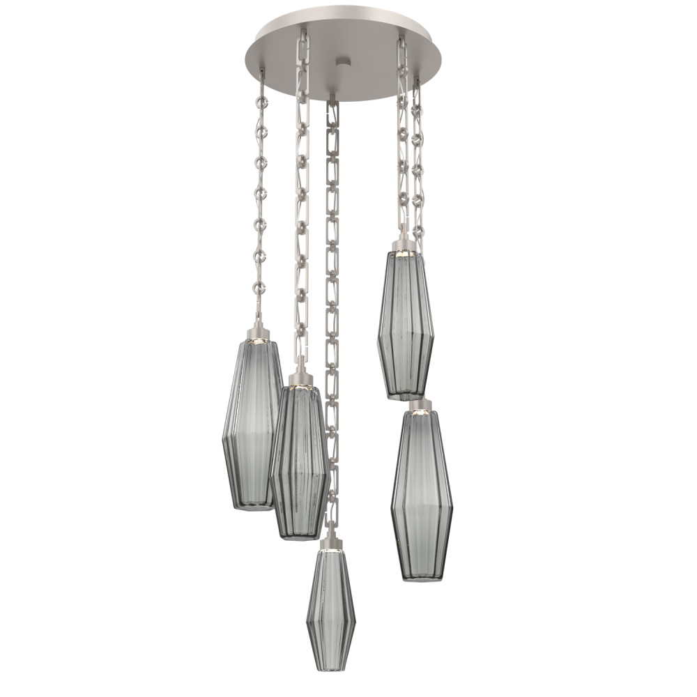 Aalto Round 5pc Multi-Pendant with Chain