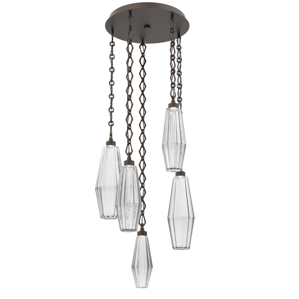Aalto Round 5pc Multi-Pendant Chain