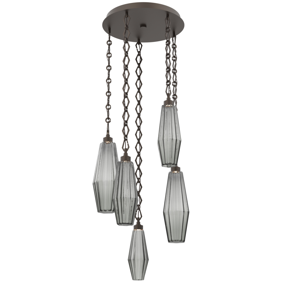 Aalto Round 5pc Multi-Pendant Chain