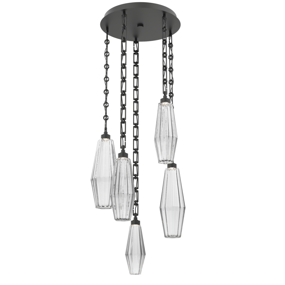 Aalto Round 5pc Multi-Pendant with Chain