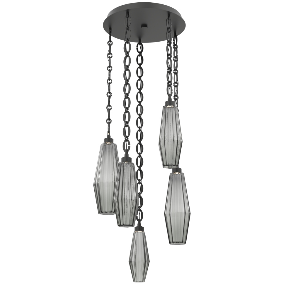 Aalto Round 5pc Multi-Pendant with Chain