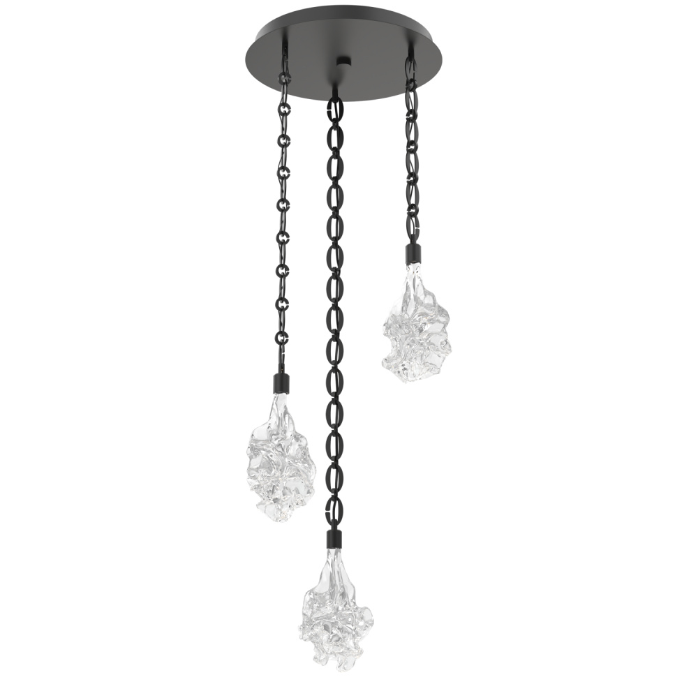 Blossom Round 3pc Multi-Pendant with Chain