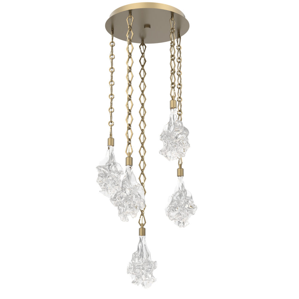 Blossom Round 5pc Multi-Pendant Chain