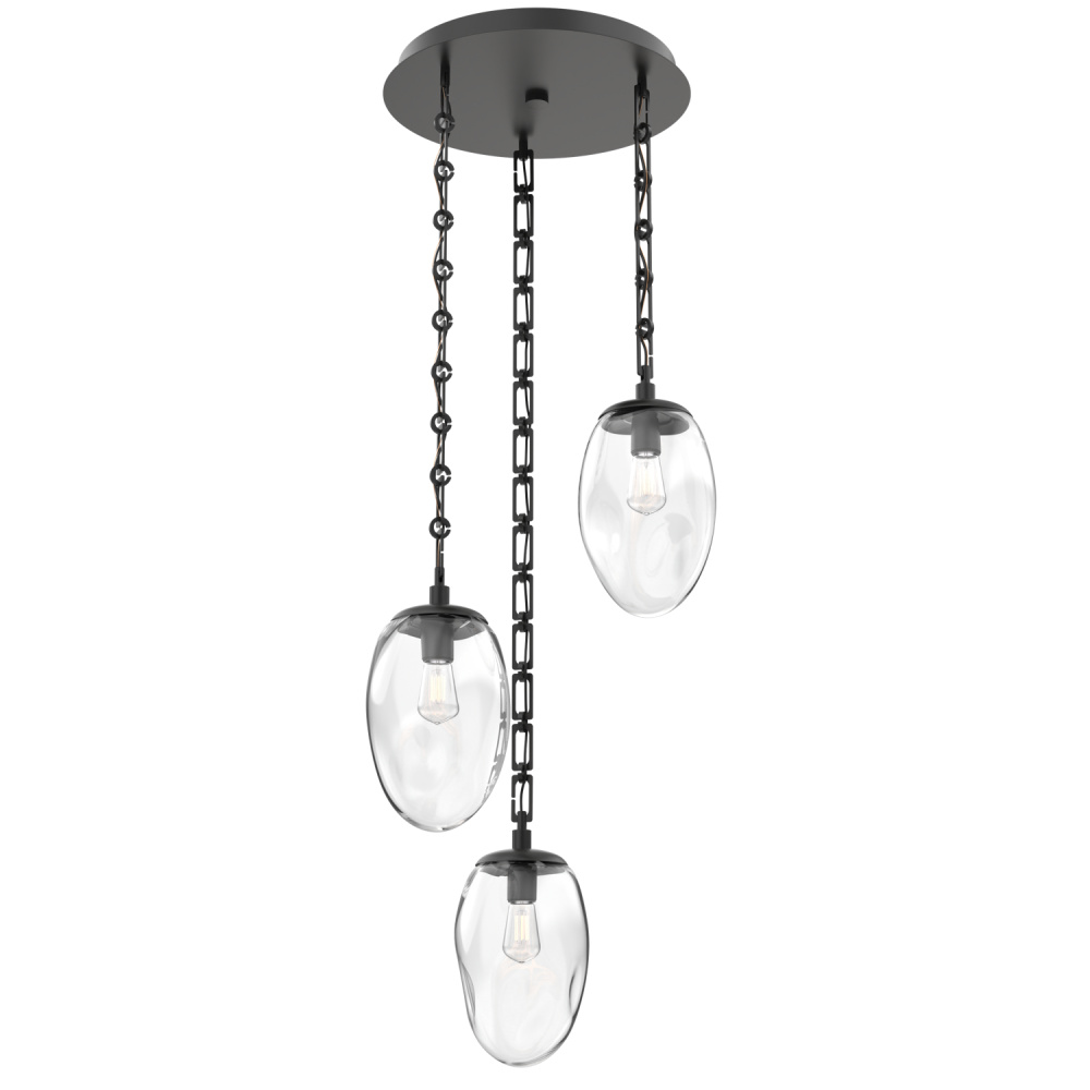 Meteo Round 3pc Multi-Pendant Chain (Bulb)