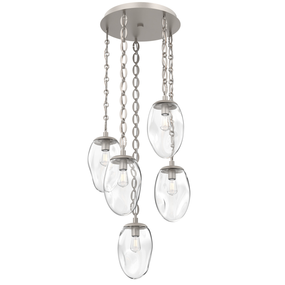Meteo Round 5pc Multi-Pendant Chain (Bulb)