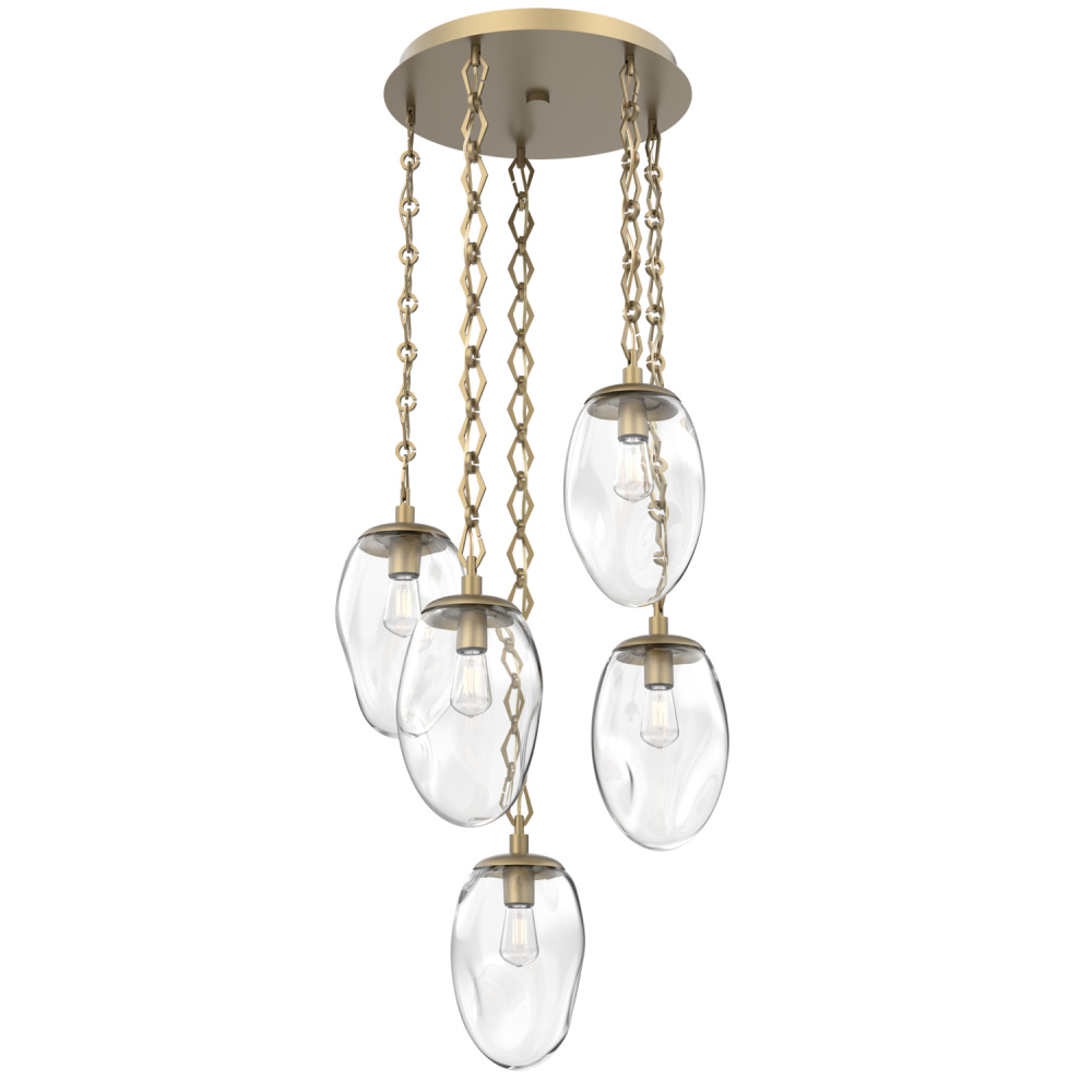 Meteo Round 5pc Multi-Pendant Chain (Bulb)