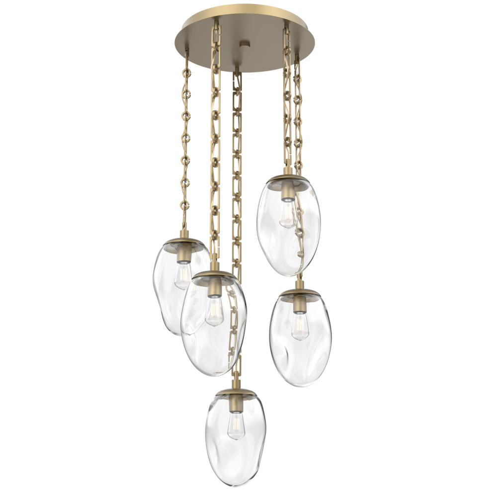 Meteo Round 5pc Multi-Pendant Chain (Bulb)