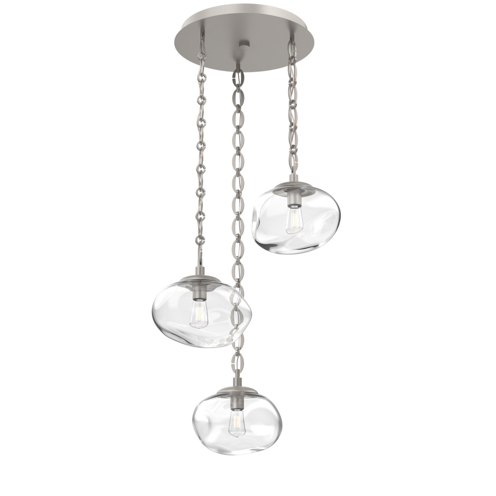 Nova Round 3pc Multi-Pendant Chain (Bulb)