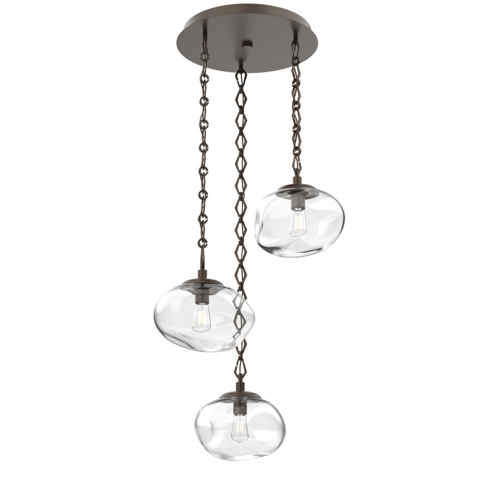 Nova Round 3pc Multi-Pendant Chain (Bulb)