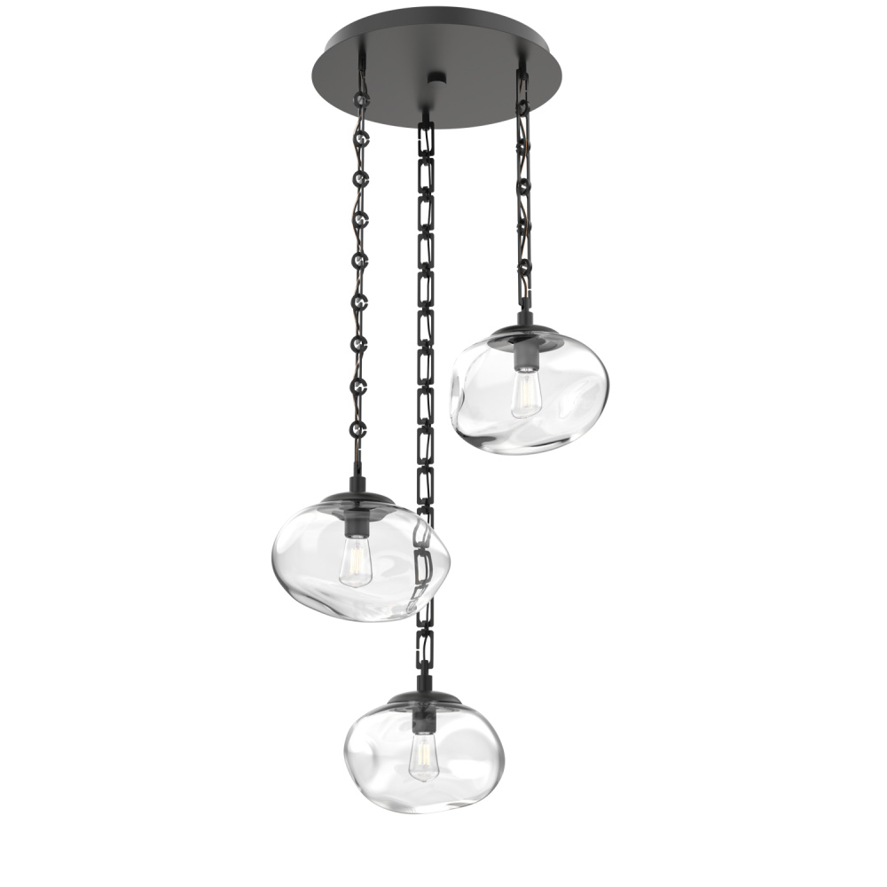 Nova Round 3pc Multi-Pendant Chain (Bulb)