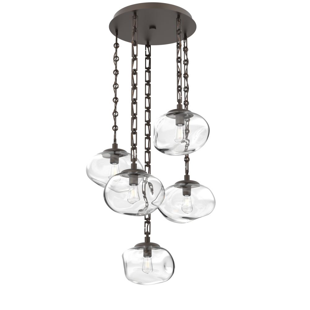 Nova Round 5pc Multi-Pendant Chain (Bulb)