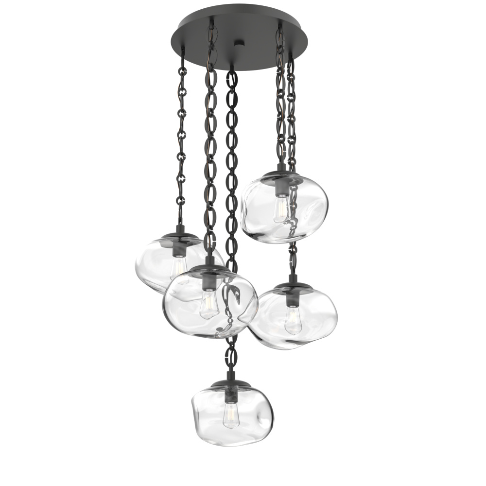 Nova Round 5pc Multi-Pendant Chain (Bulb)