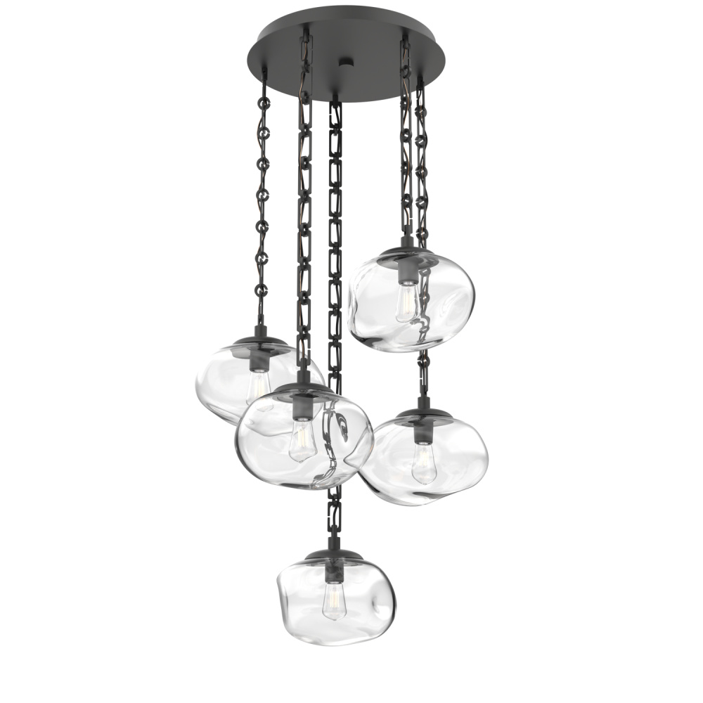 Nova Round 5pc Multi-Pendant Chain (Bulb)