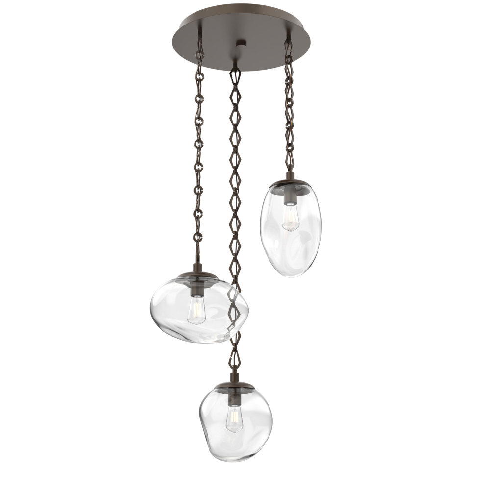Cosmos Round 3pc Multi-Pendant Chain (Bulb)