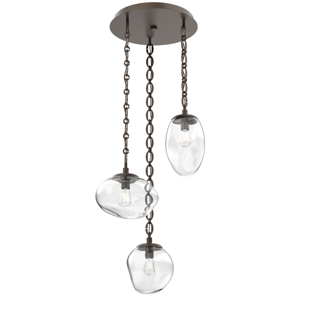 Cosmos Round 3pc Multi-Pendant Chain (Bulb)