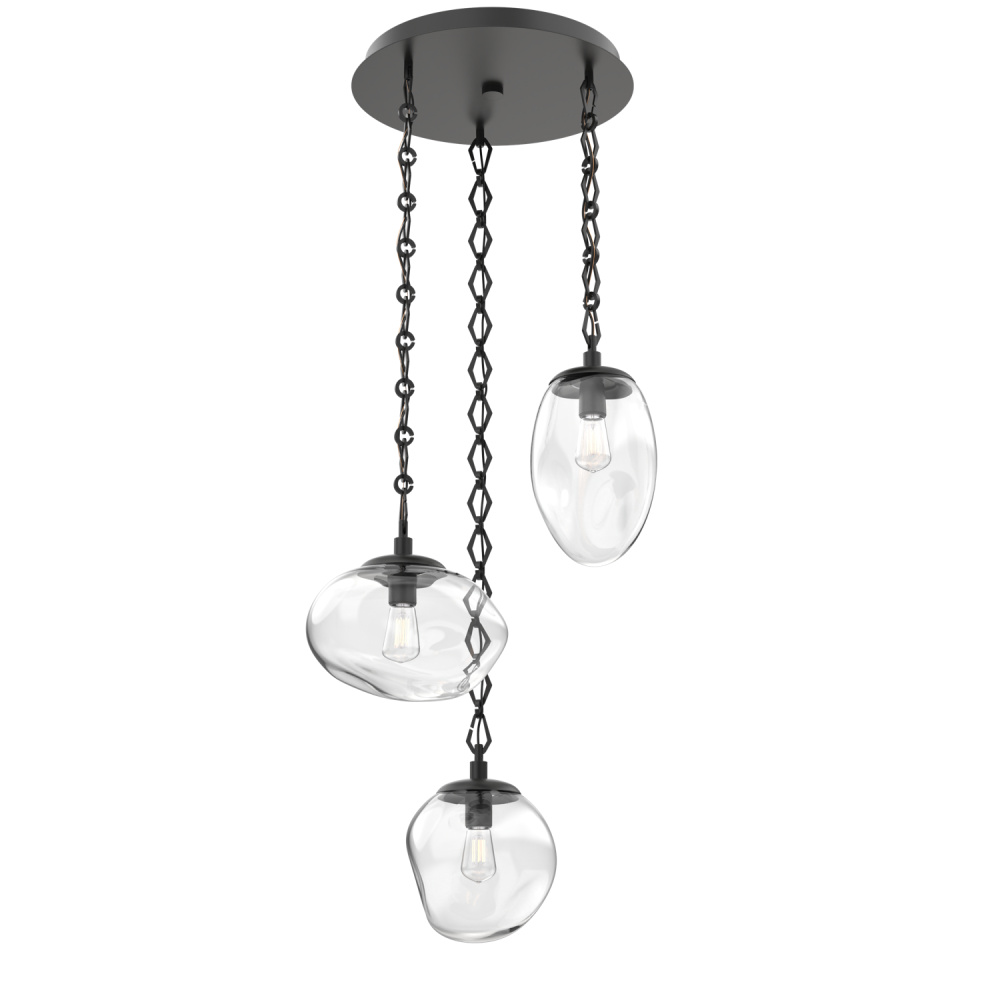 Cosmos Round 3pc Multi-Pendant Chain (Bulb)