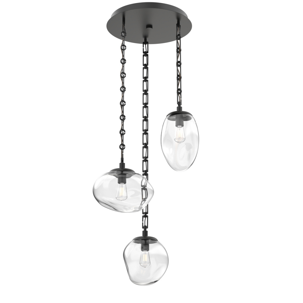 Cosmos Round 3pc Multi-Pendant Chain (Bulb)