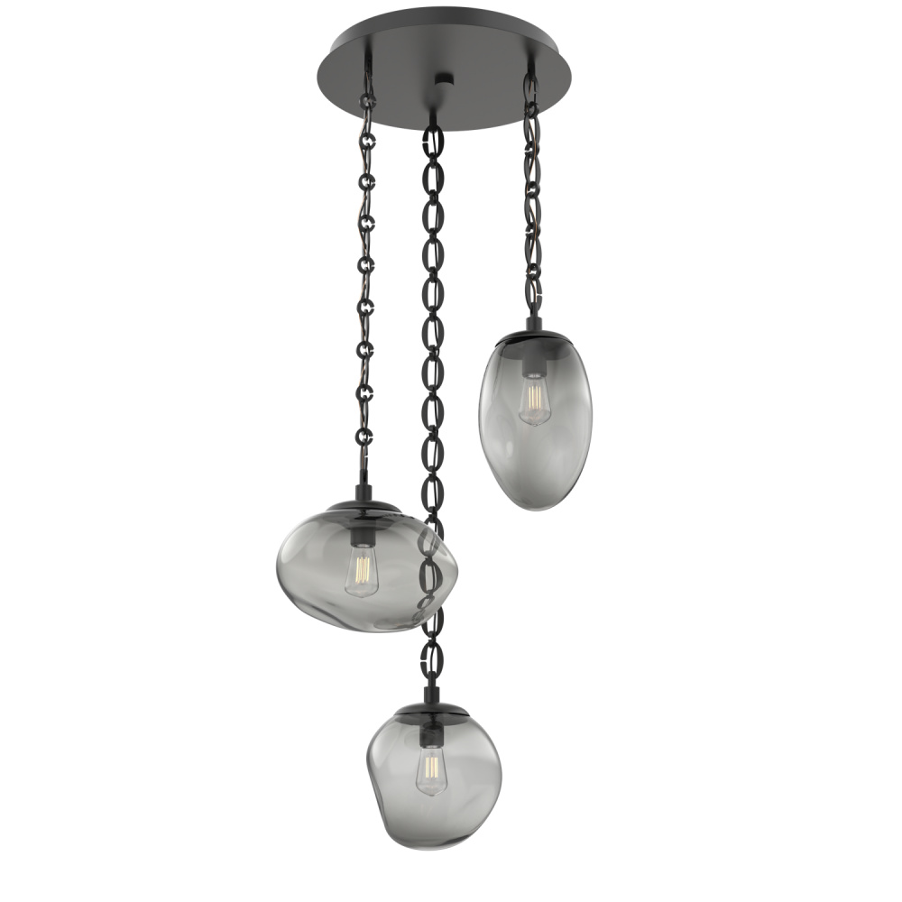 Cosmos Round 3pc Multi-Pendant Chain (Bulb)