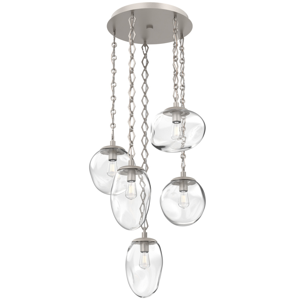 Cosmos Round 5pc Multi-Pendant Chain (Bulb)
