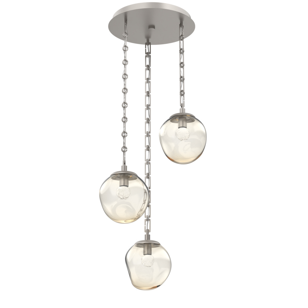 Aster Round 3pc Multi-Pendant Chain (LED)