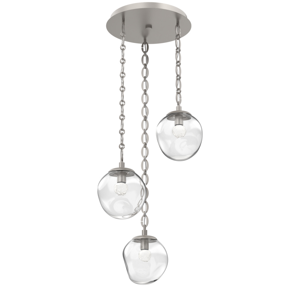 Aster Round 3pc Multi-Pendant Chain (LED)
