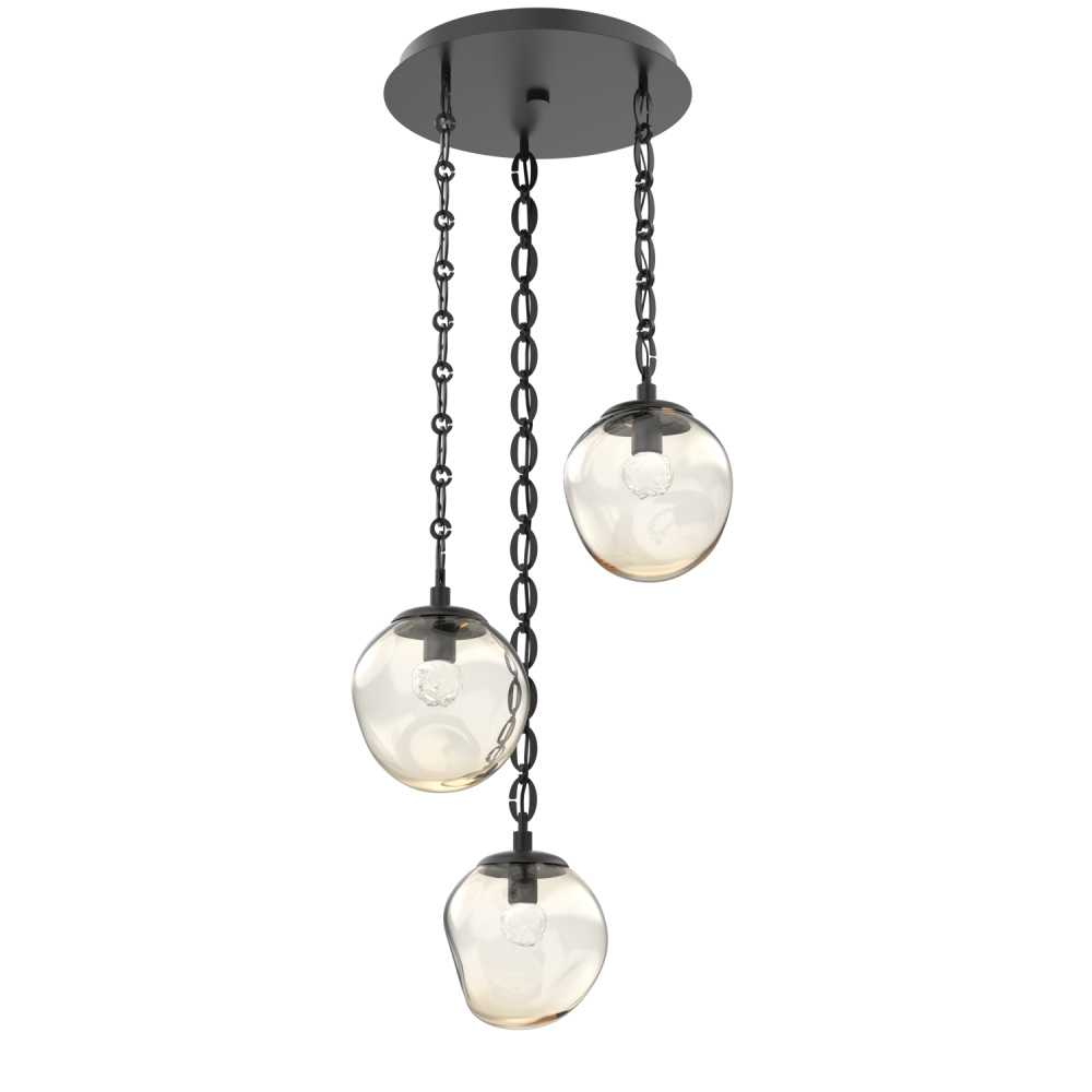 Aster Round 3pc Multi-Pendant Chain (LED)