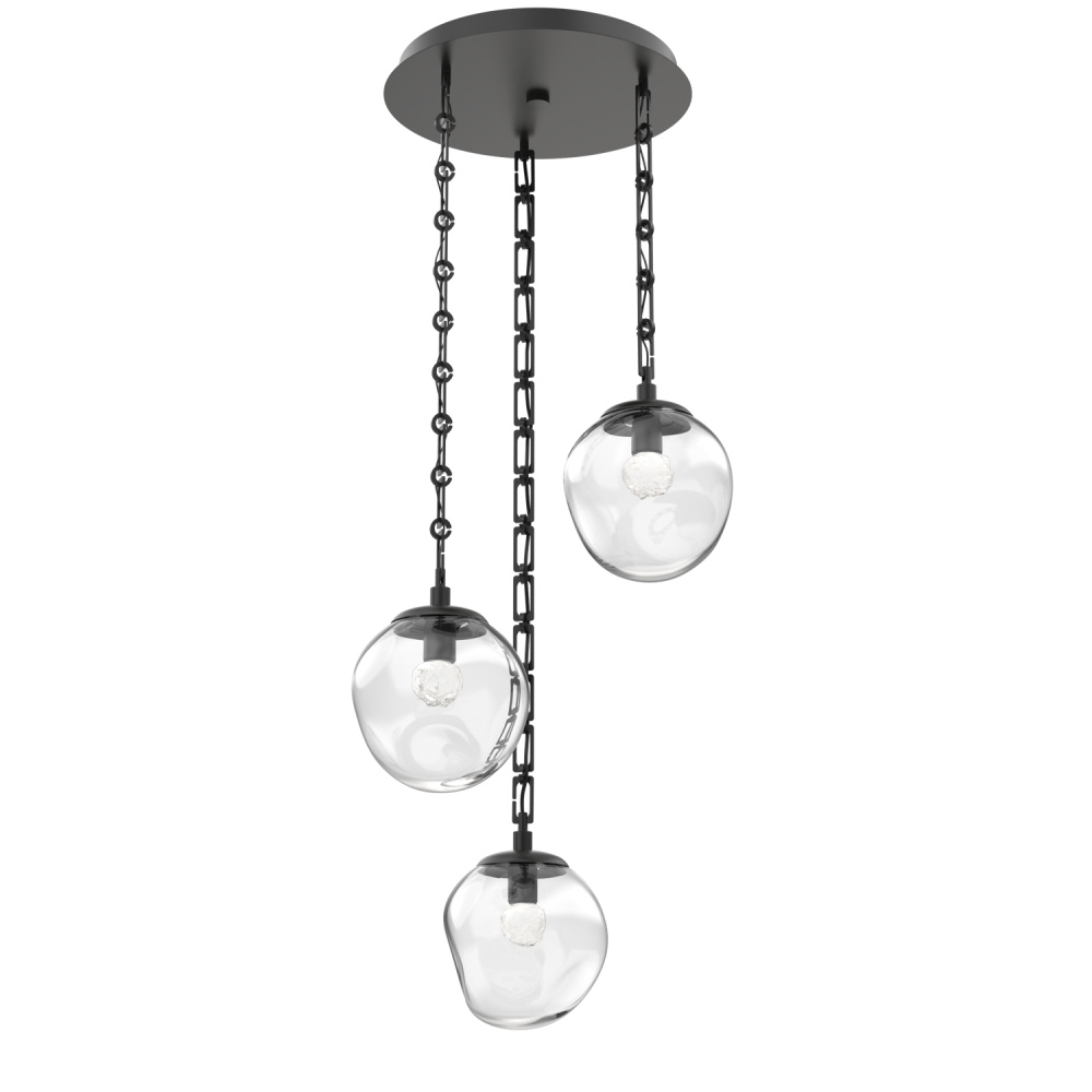 Aster Round 3pc Multi-Pendant Chain (LED)