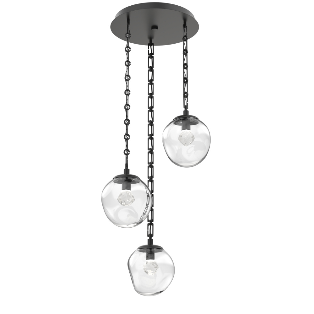 Aster Round 3pc Multi-Pendant Chain (LED)