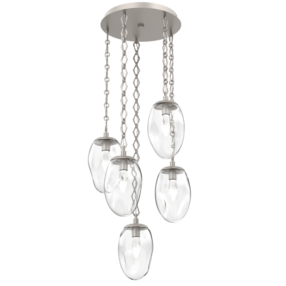 Meteo Round 5pc Multi-Pendant Chain (LED)