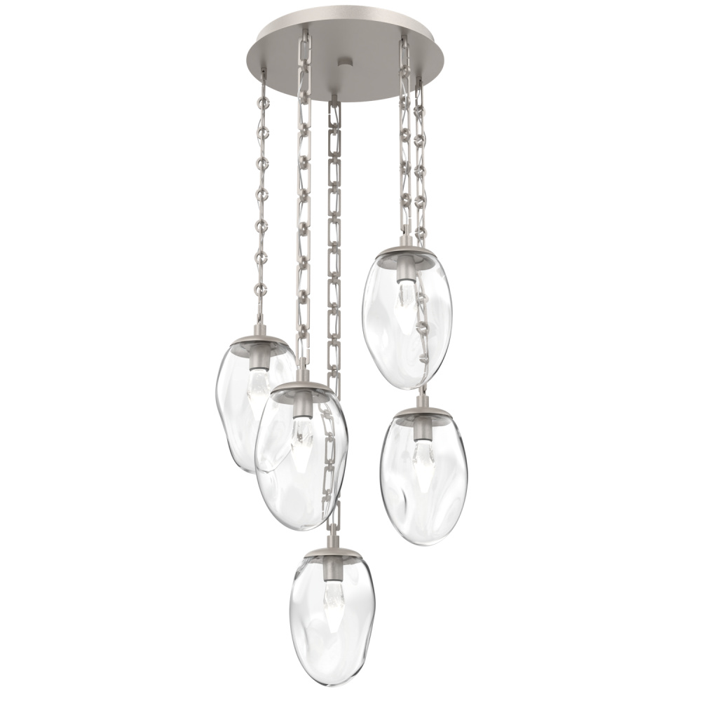 Meteo Round 5pc Multi-Pendant Chain (LED)