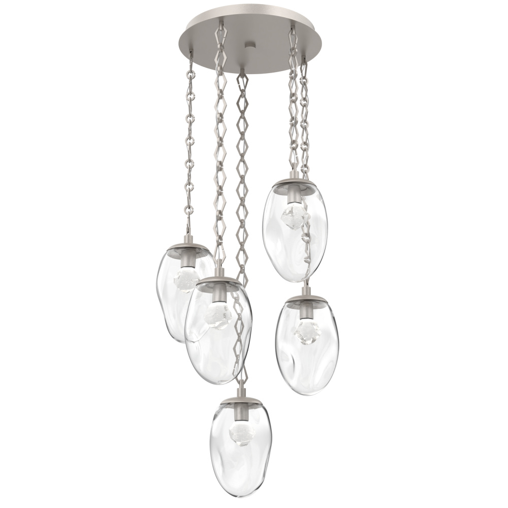 Meteo Round 5pc Multi-Pendant Chain (LED)