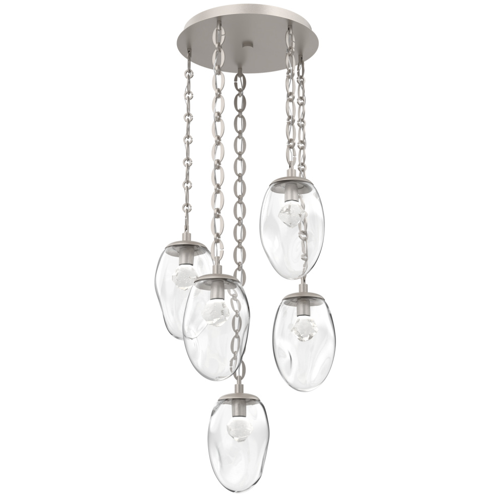 Meteo Round 5pc Multi-Pendant Chain (LED)