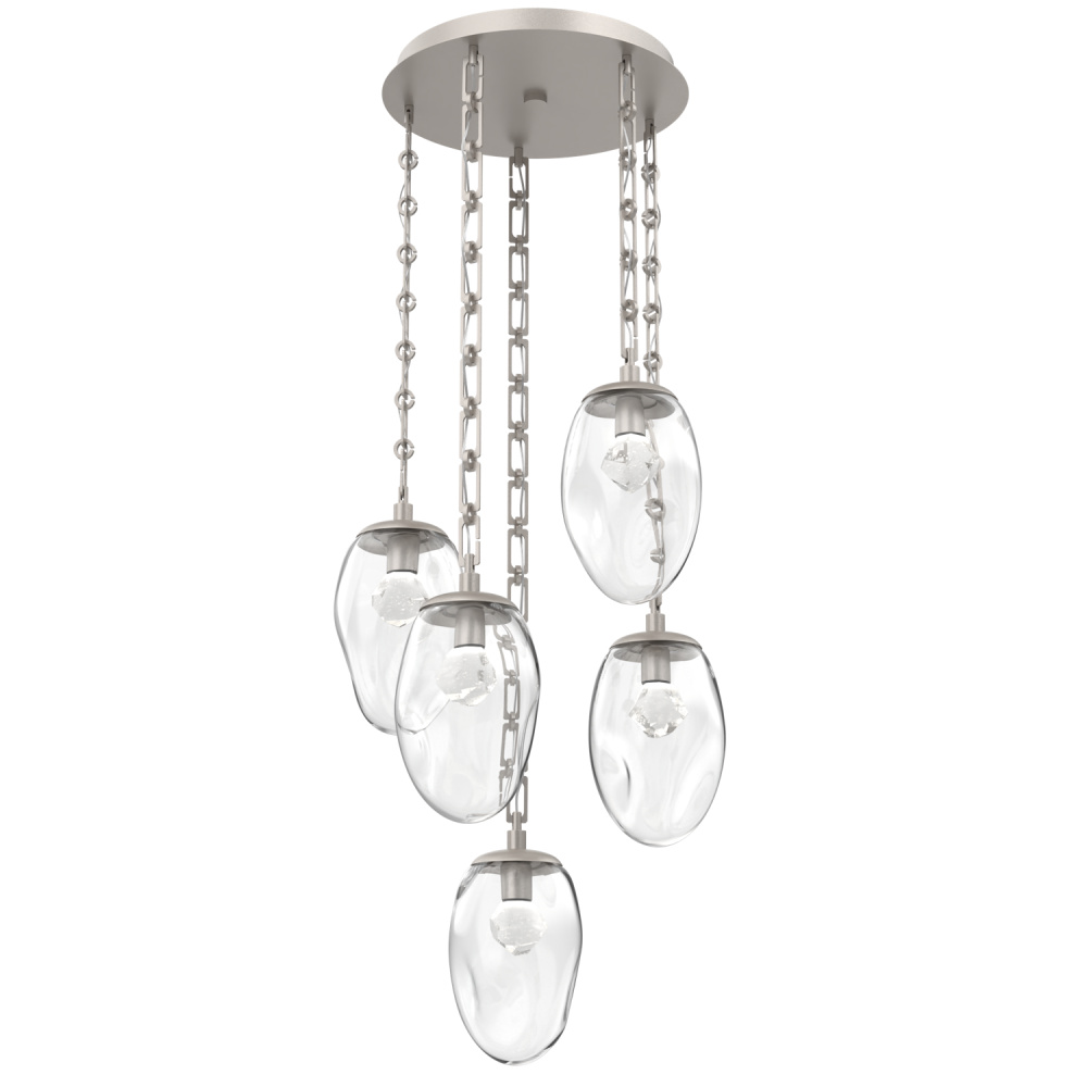 Meteo Round 5pc Multi-Pendant Chain (LED)