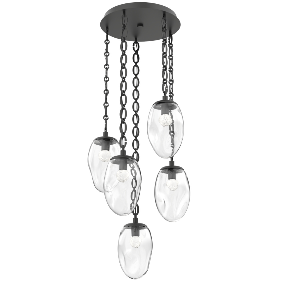 Meteo Round 5pc Multi-Pendant Chain (LED)