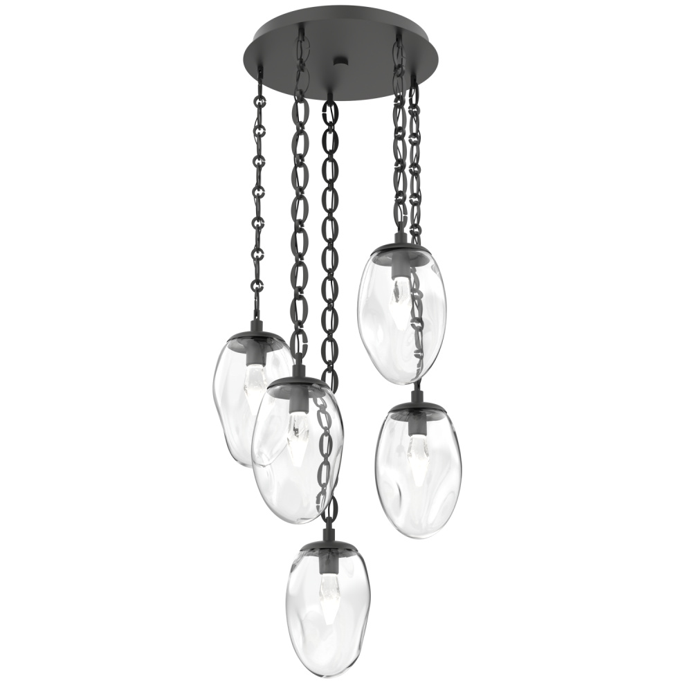 Meteo Round 5pc Multi-Pendant Chain (LED)