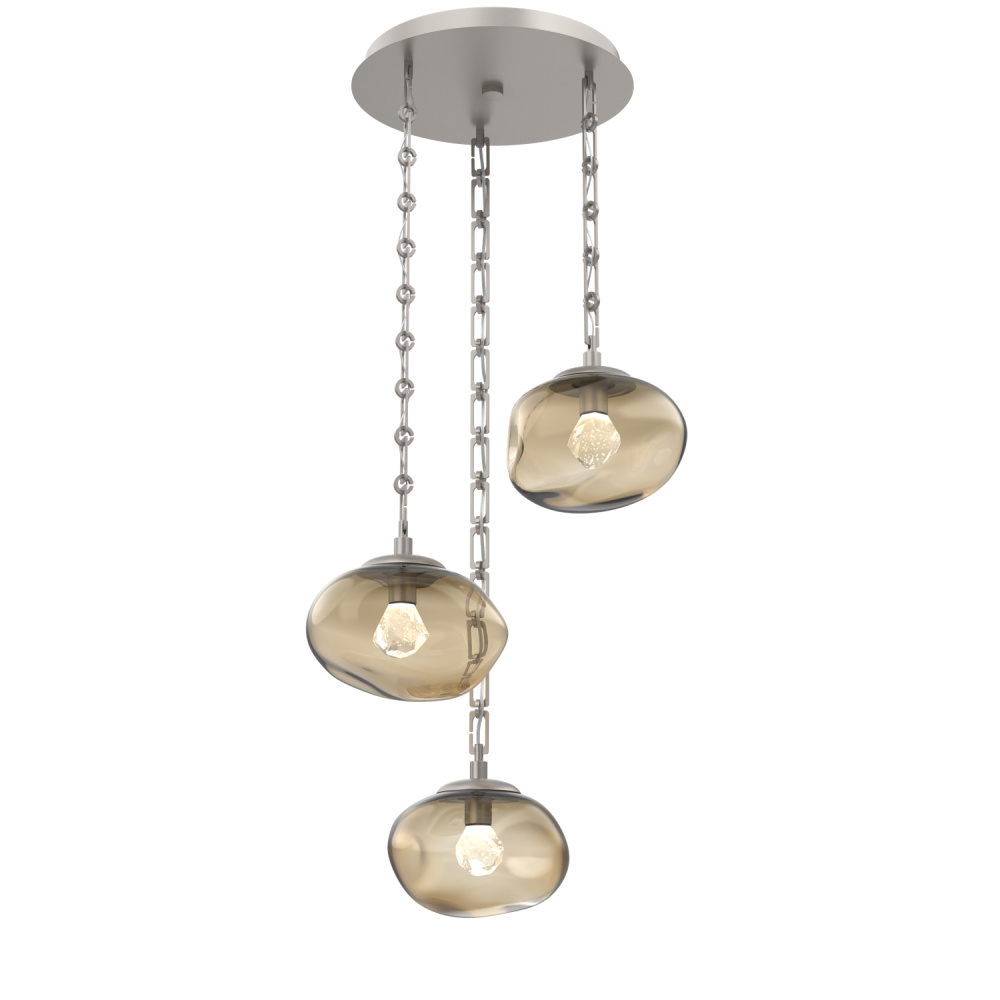 Nova Round 3pc Multi-Pendant Chain (LED)