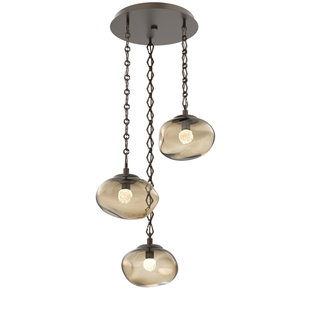 Nova Round 3pc Multi-Pendant Chain (LED)
