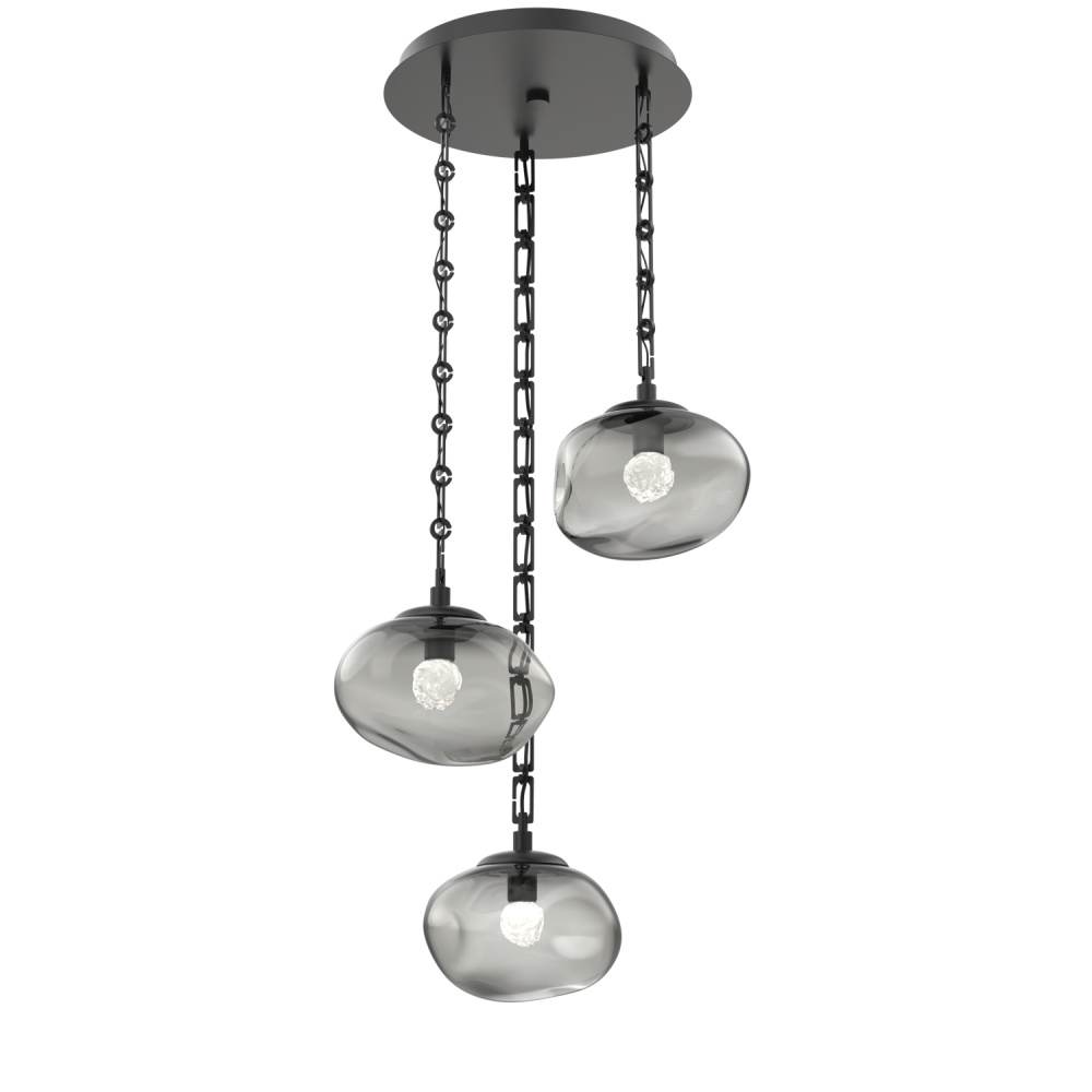 Nova Round 3pc Multi-Pendant Chain (LED)