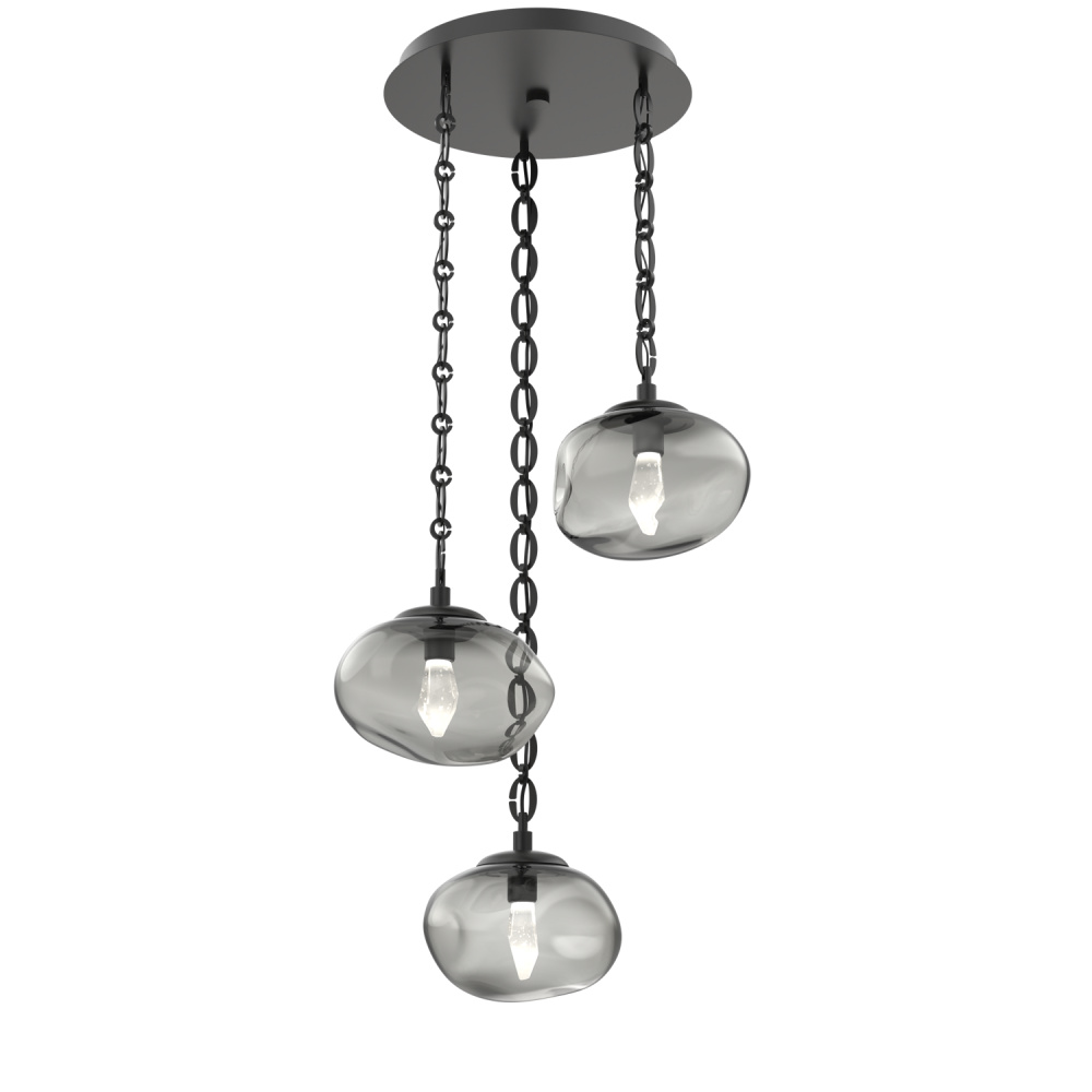 Nova Round 3pc Multi-Pendant Chain (LED)